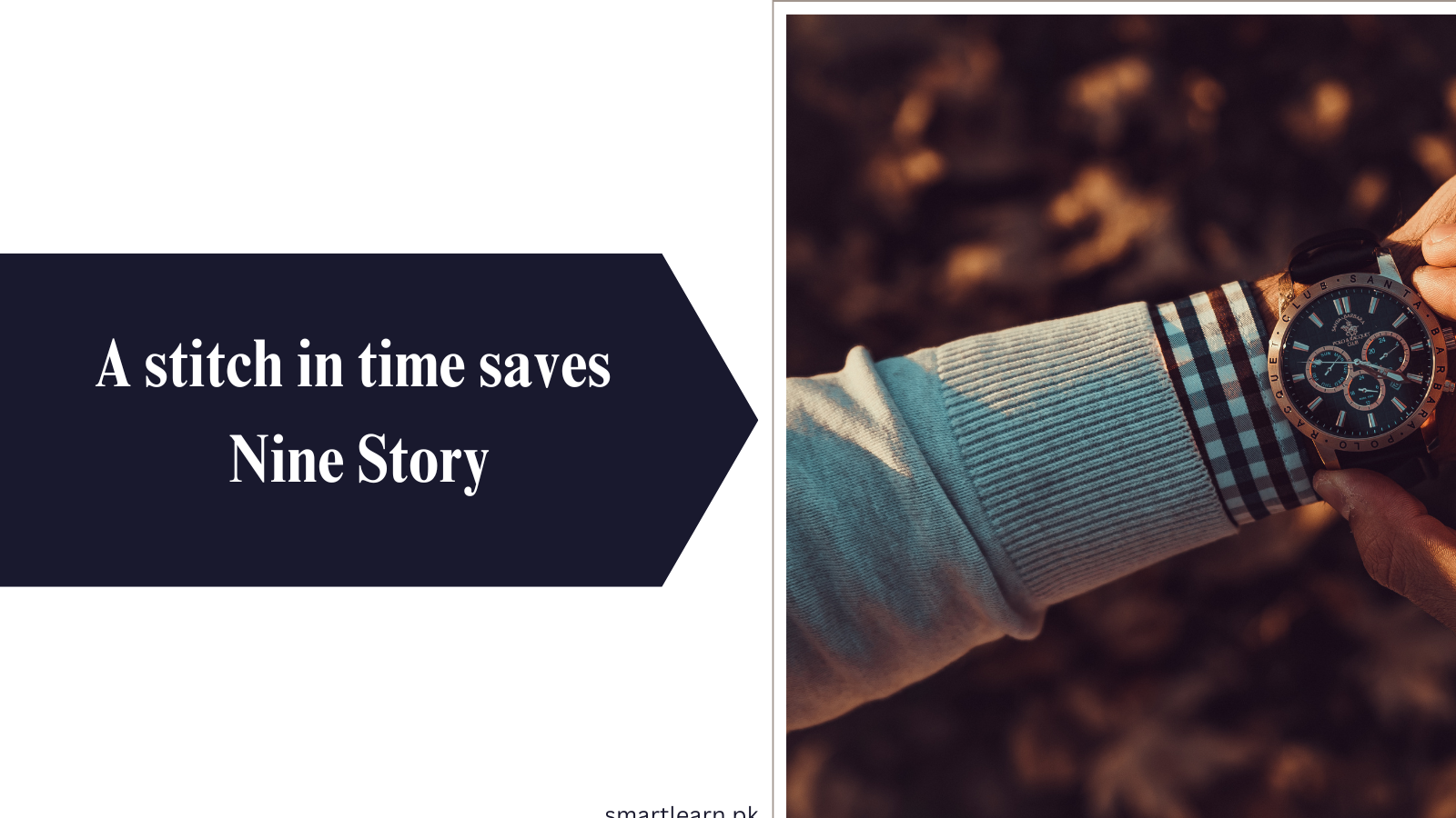 A Stitch In Time Saves Nine Story With Moral | Stories