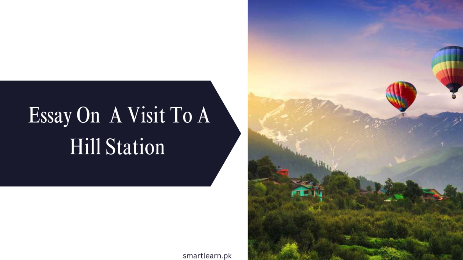 essay on journey to hill station