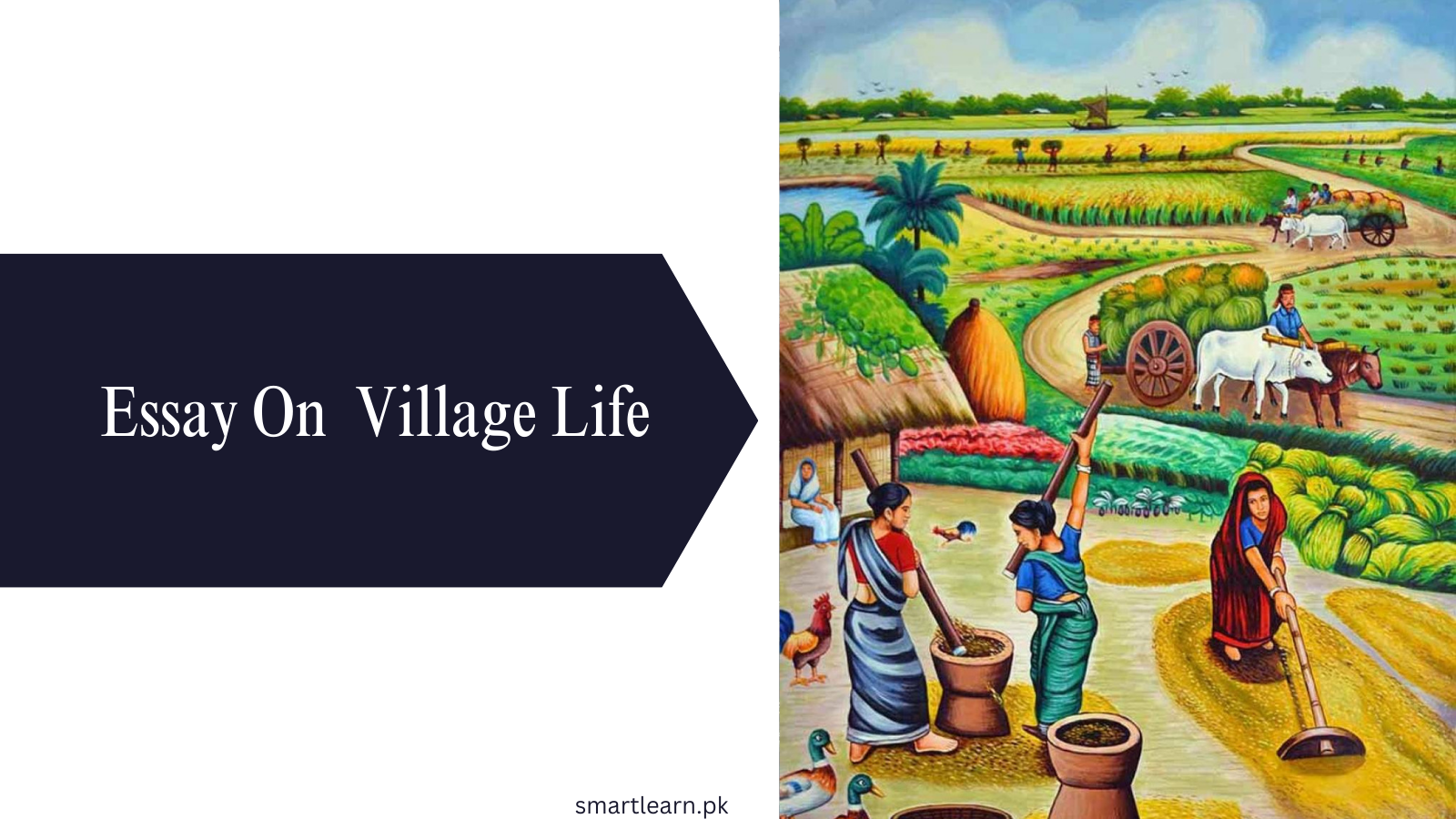 essay on traditional village