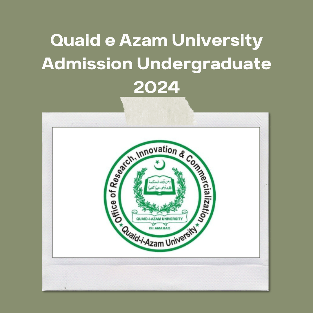 quaid e azam university admission