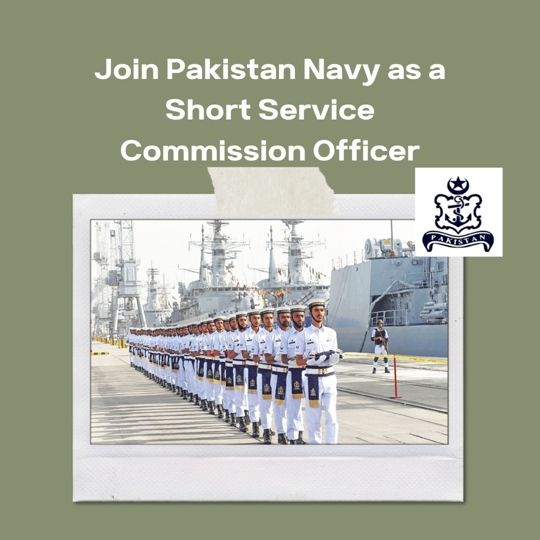 Join Pakistan Navy as a Short Service Commission Officer