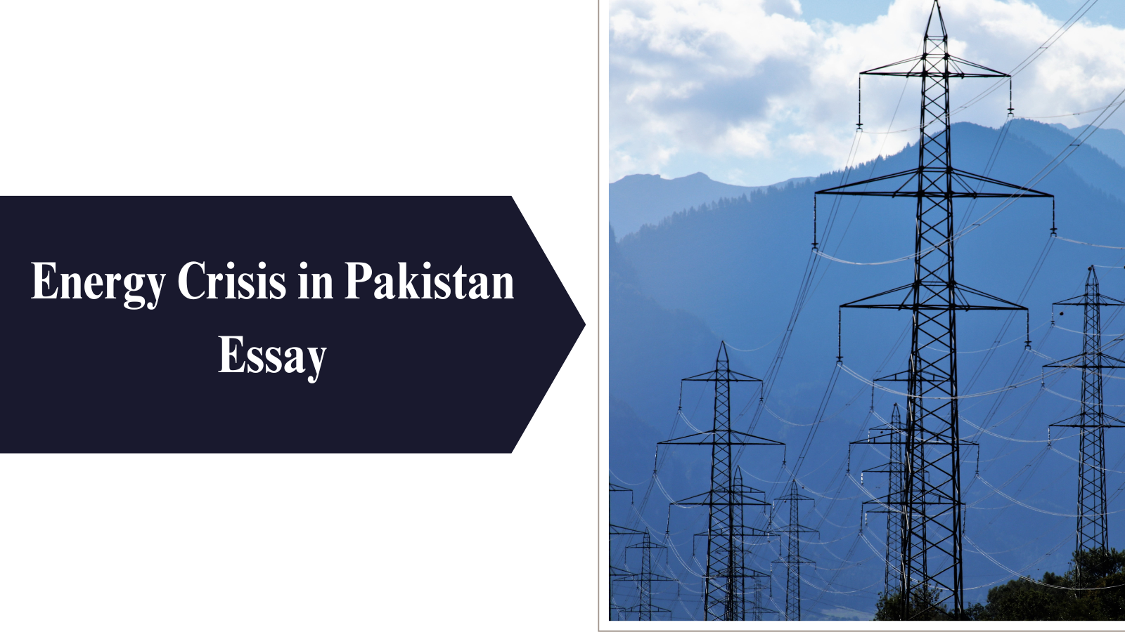 Energy Crisis in Pakistan Essay