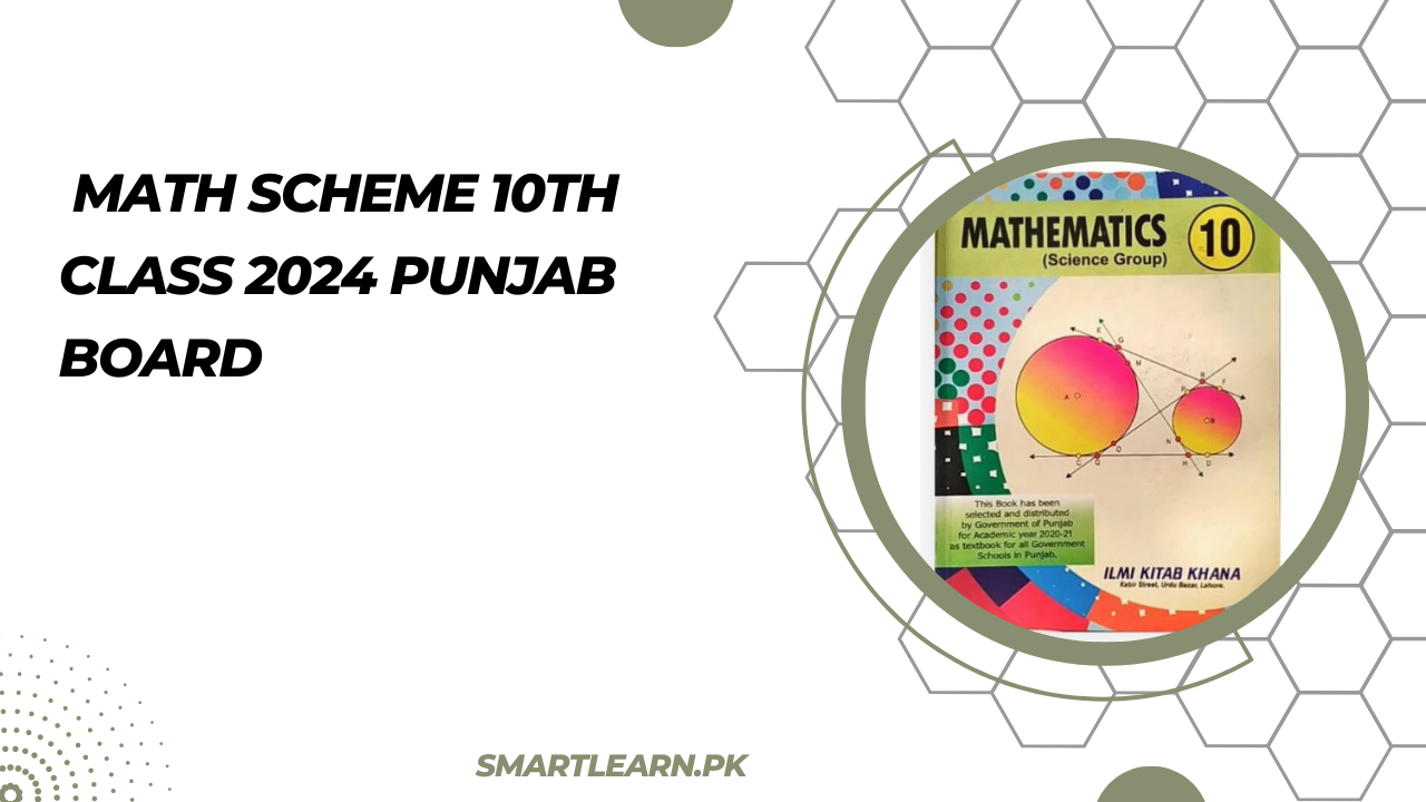 Math Scheme 10th class 2024 Punjab Board