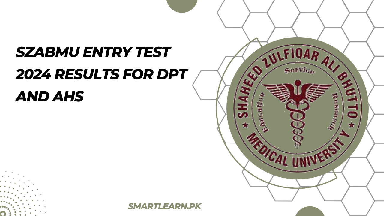 SZABMU Entry Test 2024 Results