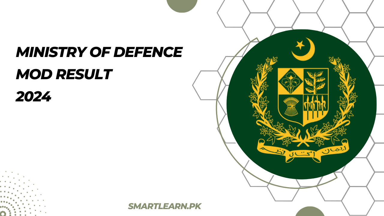 Ministry Of Defence MOD Result 2024 @www.recruitments.com.pk