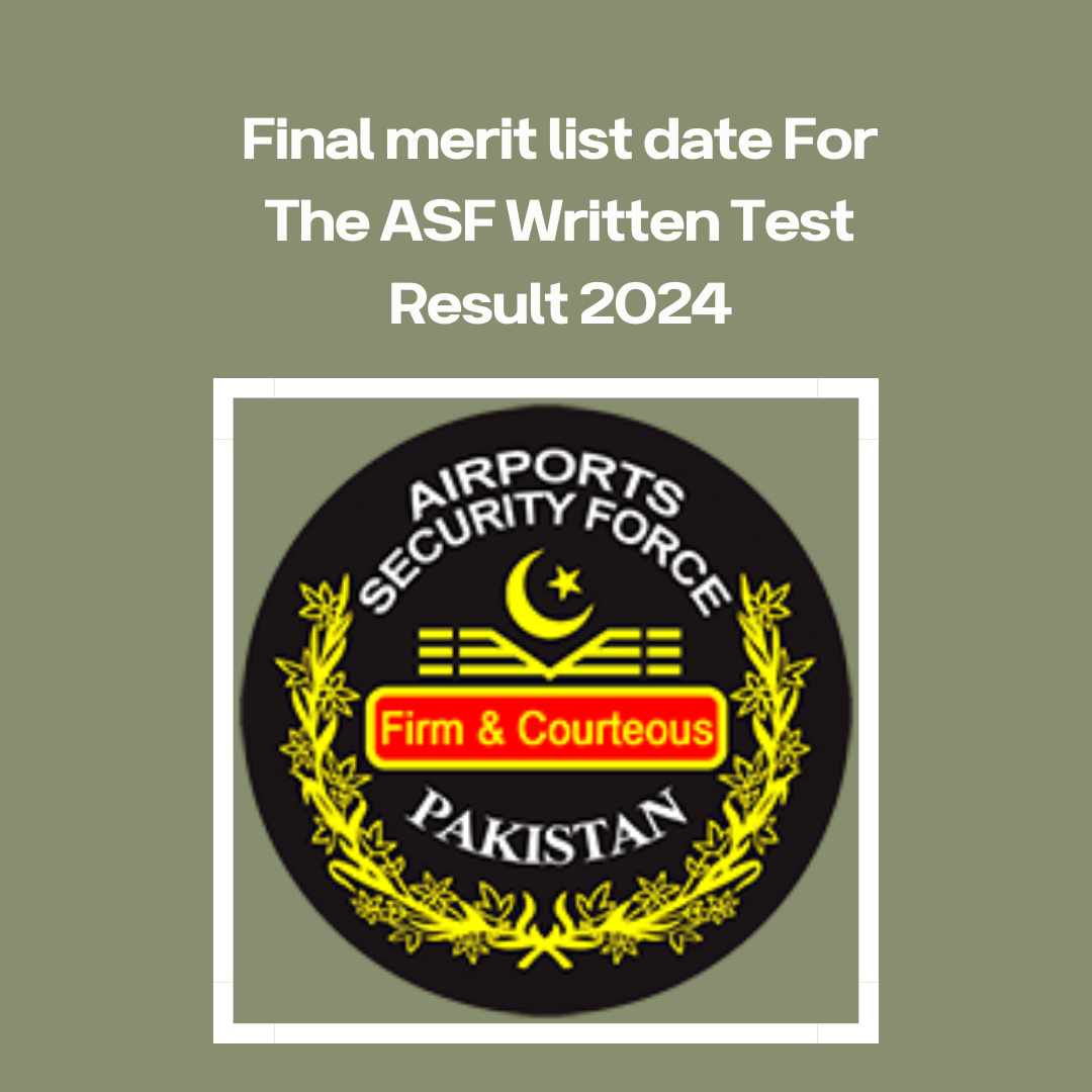 ASF Written Test Result 2024