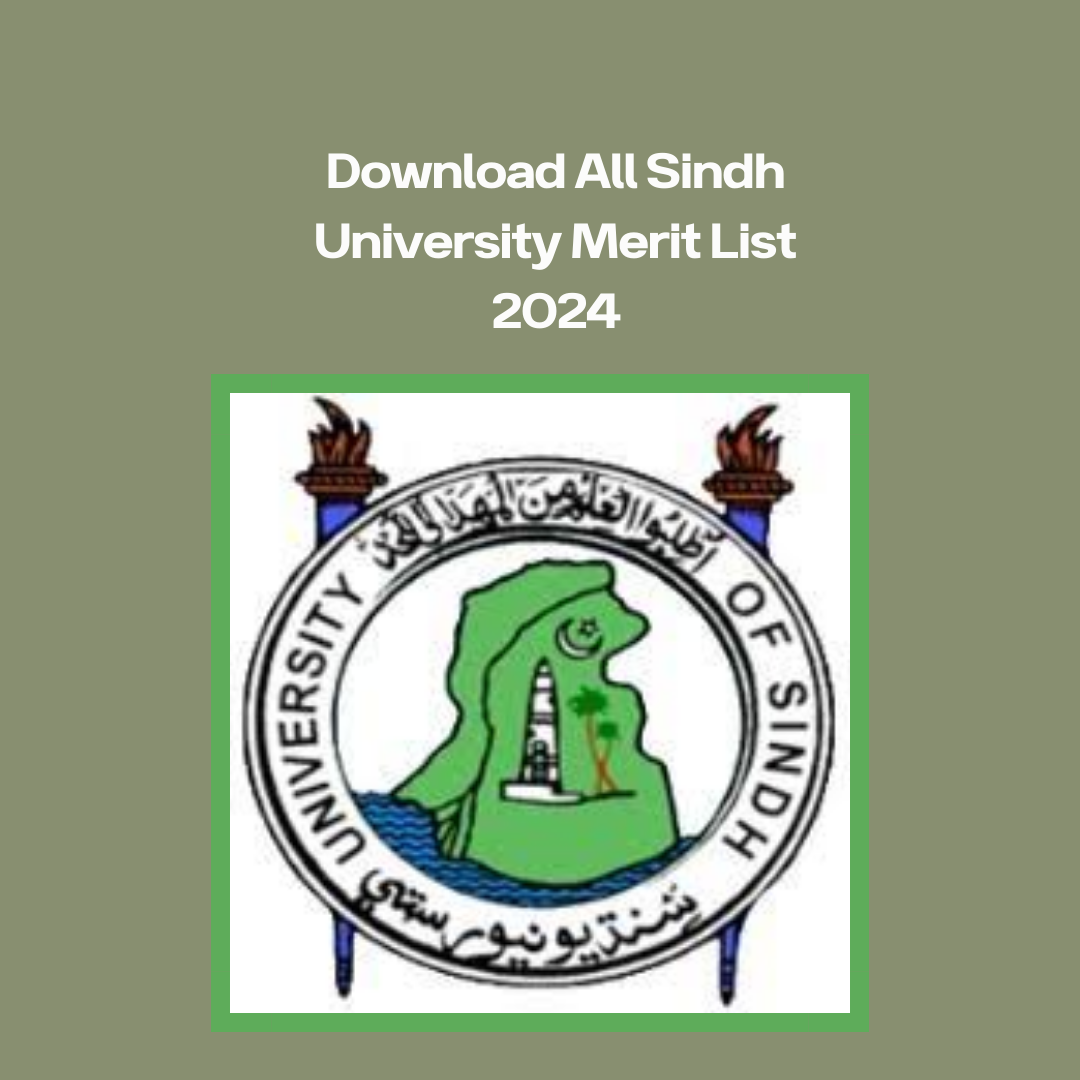 Download All Sindh University Merit List 2024