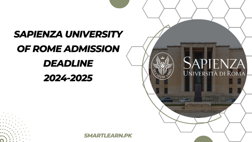 sapienza university of rome application deadline 2024