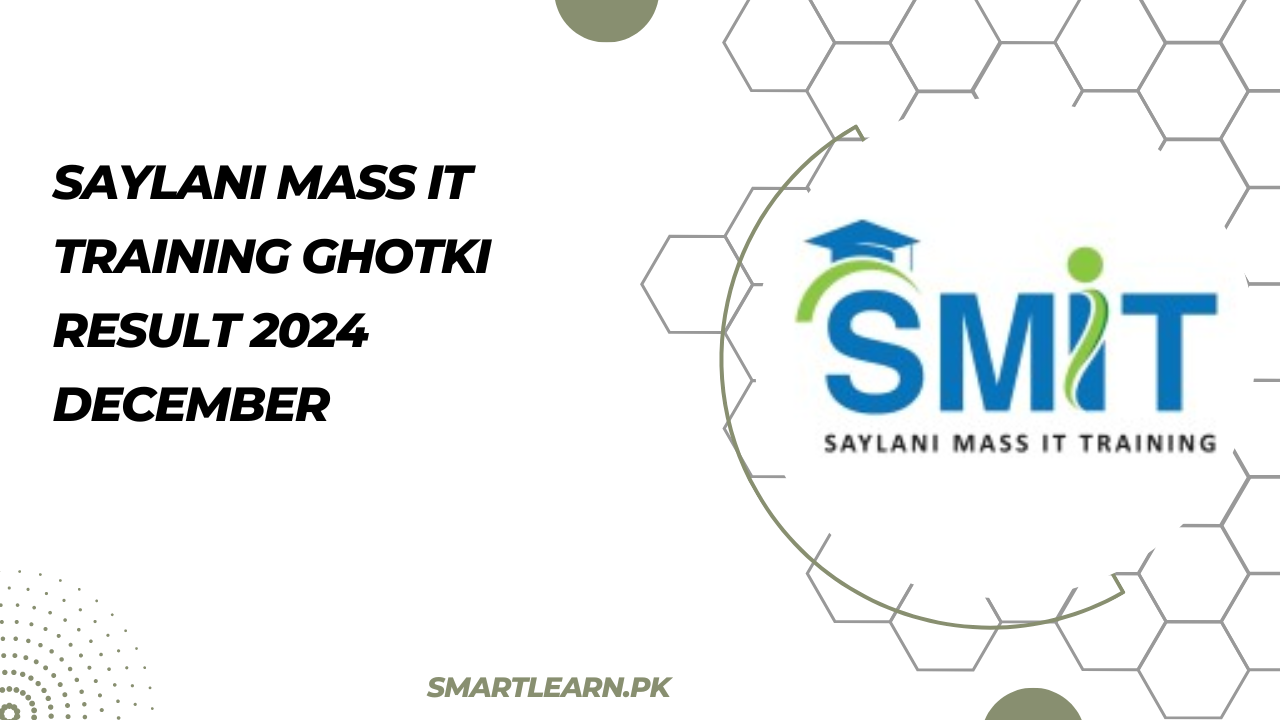 Saylani Mass It Training Ghotki Result 2024 December