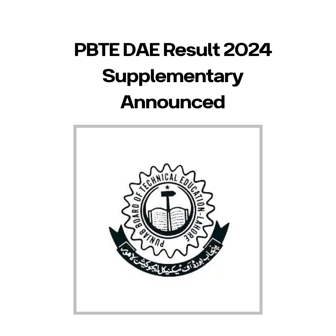 PBTE DAE Result 2024 Supplementary Announced