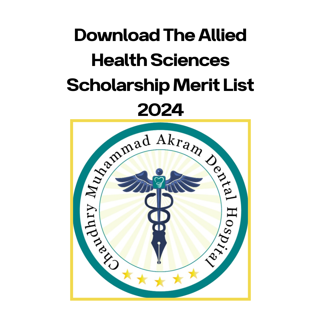 Download The Allied Health Sciences Scholarship Merit List 2024